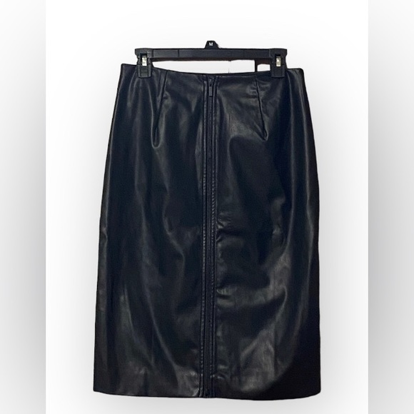 NWT Halogen Pleather Skirt SZ 6P - Picture 2 of 5